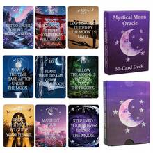 50pcs Mysterious Forest Oracle Guidance Cards, Bar Party Team Building Dinner Interactive Tabletop Game Tarot Cards - Multicolor - View 12
