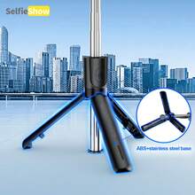 F01 Detachable Mobile Phone Selfie Stick Tripod, Extendable Monopod, Wireless Bluetooth Shutter, Suitable For Android And IOS - View 2