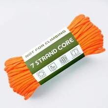 30m Paracord High-Strength Polyester Rope/1181.1 Inches 7-Strand Core, 4mm Rope, 249.48 KG Tensile Strength, Suitable For DIY Crafts, Camping, Clothing, Decoration (Not Suitable For Parachuting And Other Extreme Sports) - White - View 15