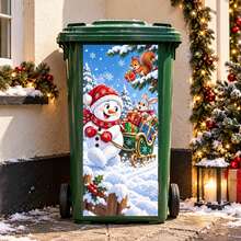 Cute Dachshund Cartoon Trash Can Sticker, Waterproof Removable Vinyl Trash Can Decal, Peel And Stick Weather-Resistant Outdoor Yard Front Porch Trash Can Decoration, Rental Friendly DIY Garden Storage Bin Decor, Gift For Dog Lovers - Cute Dog Outdoor Bucket Sticker - View 15
