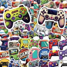 50 miếng nhãn dán trang trí chủ đề tay cầm chơi game cho laptop, sổ tay, hành lý, ván trượt, ốp điện thoại - Nhiều màu - Xem 7