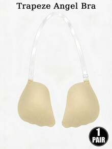 1 Pair Women's Invisible Adhesive Bra, Lifting Bra Pads, Suitable For Backless Dresses, Wedding Gowns, Strapless Tops, Adhesive Straps For Instant Slimming Effect, Multiple Sizes Available, Suitable For Weddings, Parties And Daily Wear - Multi-color - View 8