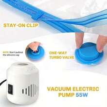 RAF Electric Vacuum Pump, High-Power Vacuum Machine, Vacuum Storage Bag, Dust-Proof And Moisture-Proof Vacuum Bag, Saves Storage Space In The Room, Suitable For Vacuum Storage Of Clothes, Pants, Bedding, And Outdoor Travel Storage Bag - View 5