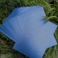 18 Sheets Pearlescent Cardstock, Navy Blue, A5/A4 Size, Double-Sided Pearlescent Texture Touch Handmade Paper, DIY Cut And Paste Cardstock, Shiny Pearlescent Effect, Multi-Purpose Paper, Suitable For Craft Enthusiasts - 18pcs Pearlescent Navy Blue Cardstock - View 4