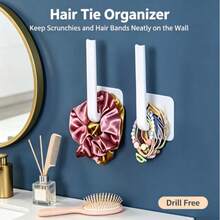 2/1pc Plastic Hooks, Drill-Free Hair Band & Hat Rack, Multi-Functional Hooks, Suitable For Office, Kitchen, Bedroom, Behind Door Storage Cabinet, No-Damage Adhesive Hooks, High-Adhesion Bedroom Clothes Rack! Towel Rack | Type Storage Hooks - Wall And Door Hanging, Hair Ties - Kitchen, Bedroom, Bathroom, Office Space Saving Design Home Storage Organizer - View 1