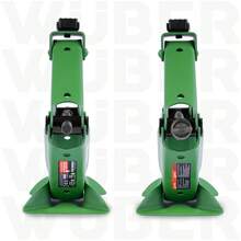 2T Black Iron Scissor Car Jack, 2 Ton Lifting Capacity, Compact Trunk Size, For Vehicle Tire Change - Black - View 8