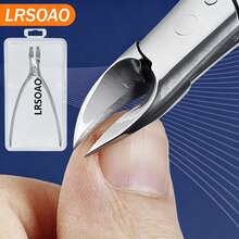 A Nail Clipper Specifically Designed For Thick Ingrown Nails, Suitable For Adults And Seniors With Thick, Hard Nails. This Embedded Grooming Tool Is Unisex And Made Of Stainless Steel, Featuring Sharp Curved Blades For Toenail Care. - A - View 2