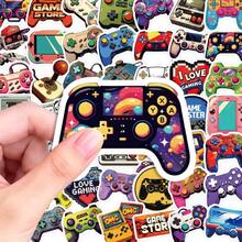 50 miếng nhãn dán trang trí chủ đề tay cầm chơi game cho laptop, sổ tay, hành lý, ván trượt, ốp điện thoại - Nhiều màu - Xem 3