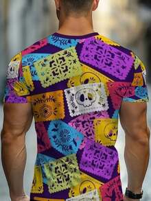Men Loungewear Tops - Multicolor - View 2
