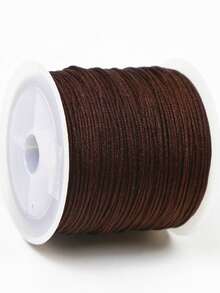 42m Multicolor 0.8mm Tight Woven Chinese Knot Rope Jewelry Cord, Suitable For DIY Bracelet Necklace Tassel Pendant Making, Multicolor Jade Rope - Wire - View 24