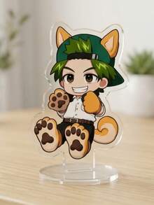 1pc 4-Style Phantom Busters Chibi Anime Acrylic Standee, Desk Decor & Collector's Item For Anime Fans, Birthday Gift, Display Stand Model Ornament, Cosplay Peripheral Desktop Decoration - Multicolor - View 9