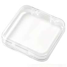 5/3/1pc Nail Art Storage Box With 75/45/15pcs Double-Sided Adhesive, Acrylic Nail Display & Storage Box, Transparent Nail Packaging Box, Suitable For Nail Salon, Room, Home, Bedroom - Clear - View 6