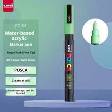 UNI NEW PACKAGE Paint Marker Pen Set And Single PC-3M 0.9-1.3mm Water Based Colors Permanent Acrylic Pen Graffiti Art Supplies Back To School - 3M 0.9-1.3MM - View 21