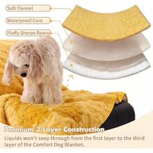 Dog Calming Blanket, Waterproof Pet Blankets For Couch Cage Bed,Pet Blanket For Dogs - Multicolor - View 11