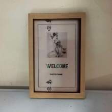 1pc Wooden Photo Frame, Suitable For Photo Wall, Sizes 10*15, 15*20, 20*25cm And A4, Wooden Colorful Photo Frame Stand, Can Be Used For Photo Decoration, Commemorative Gift, Birthday Gift, Graduation Gift, Etc. - A - View 8