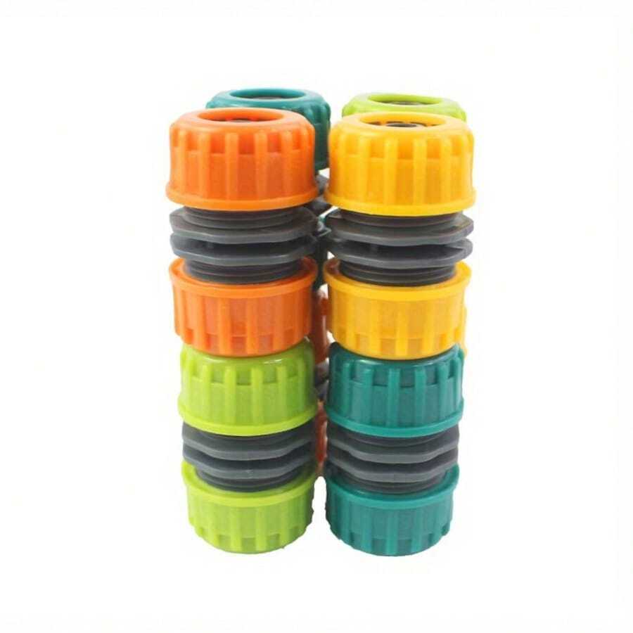  4 Pcs Universal Hose Connector, Quick Connect Garden Hose Adapter, Plastic Fitting For Home Outdoor Watering  - Multicolor - View 1