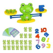 Báscula Rana Juguete Matemático Educativo Niños Montessori - Verde - Ver 1