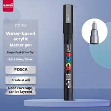 UNI NEW PACKAGE Paint Marker Pen Set And Single PC-3M 0.9-1.3mm Water Based Colors Permanent Acrylic Pen Graffiti Art Supplies Back To School - 3M 0.9-1.3MM - View 24
