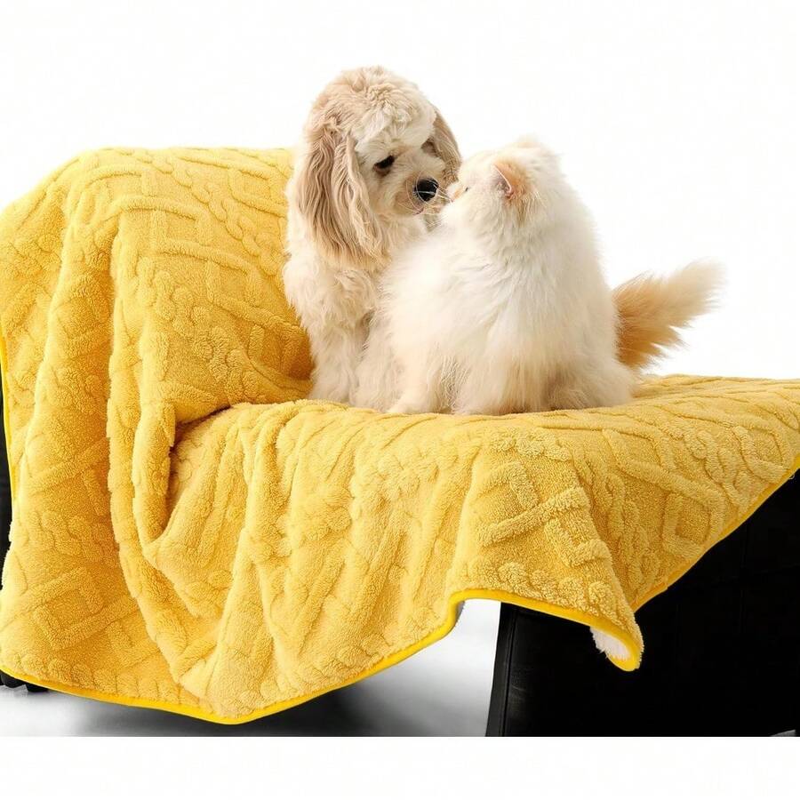 Dog Calming Blanket, Waterproof Pet Blankets For Couch Cage Bed,Pet Blanket For Dogs