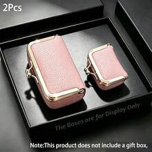 Set Kombinasi (Satu Paket Cincin + Satu Amplop Merah) Tas Penyimpanan Perhiasan Wanita, Tas Headphone Kecil, Kotak Penyimpanan Aksesoris Cincin, Kalung, Anting, Hadiah untuk Wanita - MultiWarna - View 10