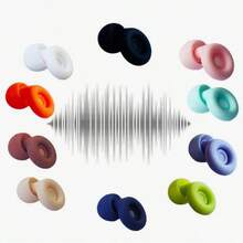 1 set/Penyumbat Telinga Silikon yang Dapat Digunakan Kembali, 1 Pasang Penyumbat Telinga dengan 2 Pasang Ujung Telinga Pengganti, Lembut dan Nyaman, Cocok untuk Tidur, Berenang, Konser, Belajar, Warna Campuran, Desain Ter discreet, Cocok untuk Orang yang Tidurnya Ringan - Beraneka warna - View 1