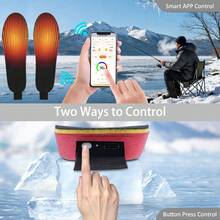 Intelligent Remote Control Heating Insole With Adjustable USB Charging And Adjustable Heating For Warm Feet, 3000mAh Rechargeable Battery, Outdoor Warm Insole - View 5