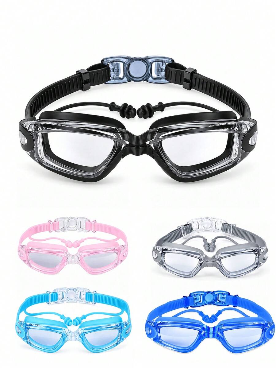 Adult Large Frame High Definition Swimming Goggles With Integrated ...