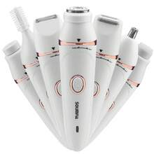 ICEWLESS 7 In 1 Electric Lady Shaver, Painless Full Body Hair Remover Kit For Women, Facial Eyebrow Leg Bikini Trimmer, Waterproof USB Rechargeable Grooming Tool - View 11