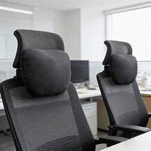 1pc Travel Home-Friendly Soft Neck Pillow, Provides Support And Comfort, Ergonomic Shape Suitable For Driving, Home And Office Chair Use. Lightweight, Washable And Compact. - A - View 1