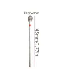 DeDryDS 1pc Russian Cone Diamond Nail Drill Bit, For Cuticle Removal, Electric Nail Drill Accessory - Multicolor - View 6