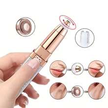 4-In-1 Women's Electric Facial Trimmer, Full Body Hair Remover, Rechargeable, Painless, Eyebrow/Nose/Bikini Hair Trimmer - A - View 7