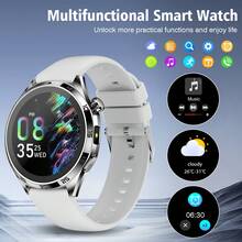 Jam Tangan Pintar Layar Bulat HD 2026, Tali Jam Modis, Jam Tangan Digital Bergaya, Mendukung Kontrol Panggilan dan Musik, Jam Tangan Olahraga Unisex - MultiWarna - View 4