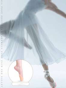 1 Pair/2 Pairs Soft Silicone Toe Pads, Ballet Shoe Insoles, Foot Care Tool, Toe Protection For Dancing Women - White - View 3
