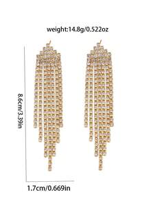 Light Luxury Fashion Women's Tassel Earrings, Party Banquet Wedding Outfit, Photography Check-In, Perfect Gift Choice - White - View 7
