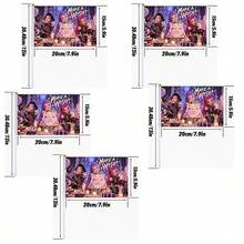 Official Licensed KPop Demon Hunters Party Decoration Set, Multiple Sizes Available, Birthday Party Decor, Christmas Photo Backdrop, Home Gathering Decoration, Holiday Party Supplies - Multicolor - View 16
