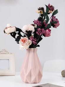 1pc Plastic Flower Vase, Floral Decorative Vase, Minimalist Summer Decor, Suitable For Living Room, Dining Table, TV Stand, Also Suitable For Living Room, Dining Table, Bedroom, Wedding, Modern Minimalist Tabletop Decoration - 3505 - View 9