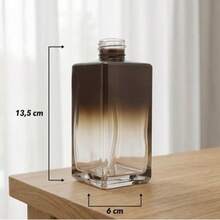 Vidro 250ml Square Marrom - 1PC - Visão 1