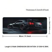 World Map Mouse Pad, Using Rubber Base, Dual Use For Office And Home, The Ideal Gift For Couples, 35.4 X 15.7-Inch Desk And Mouse Pad Set, Large Sized Gaming Mousepad, Suitable As A Birthday And Holiday Gift - View 10