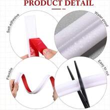 1 buah Strip Dekoratif PVC Perekat Diri 2Mx23/27/32MM Fleksibel dan Dapat Ditekuk, Lis Dinding, Lis Lantai, Papan Skirting, Dekorasi Interior untuk Lantai dan Dinding - Beraneka warna - View 5