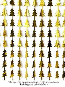 Christmas Tree Shaped Sequin Tassel Curtain Backdrop, Christmas Party Decoration Sequin Tassel Photo Background, Christmas Party Decoration Banner Backdrop - A - View 11
