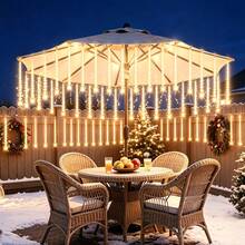 LED Meteor Shower Lights USB Powered Waterfall Lights Christmas New Year Garden Yard Wedding Party Holiday Decoration Lights - USB Meteor Shower Light - View 5