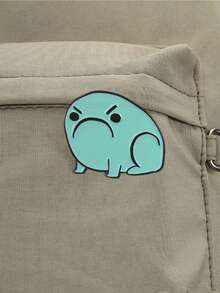 3pcs Cute Cartoon Angry Frog Enamel Pin, Funny Meme Frog Badge, Fashion Accessory For Clothes And Backpacks, Gift For Frog Lovers - Multicolor - View 8