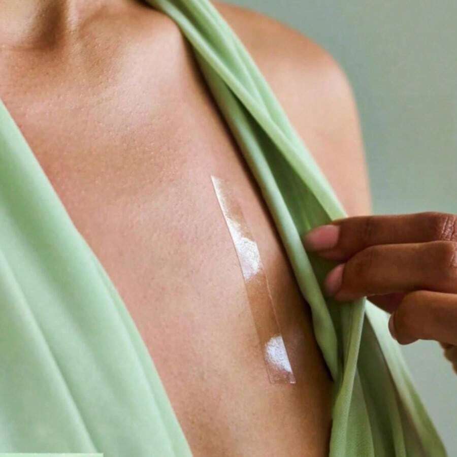 36入隱形防滑墊 防水透明貼片,適用於襯衫領口、女性內衣與內衣配件 - 透明無痕 - 查看 1