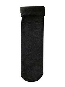 1/3/6 Pairs Men's Mid-Calf Thermal Lined Warm Snow Socks, Funny Christmas Gift Socks - Black - View 7