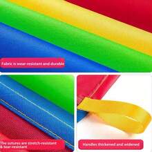 Rainbow Parachute 6.56ft Long Random Color Outdoor Party Activity Suitable For Collaborative Team Games And Family Team Building - 2M - View 6