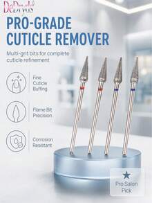DeDryDS 4/20pcs Nail Drill Bits, Suitable For Electric Nail Polishing Milling Machine, Remove Burrs, Gel Rotary Grinding Equipment Accessories - Multicolor - View 4