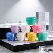 2pcs Mini Cosmetic Empty Jars, Cosmetic Containers Cream Boxes Lip Balm Containers Refillable Bottles - Multicolor - View 12