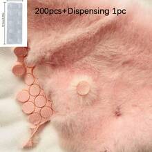 100pcs Faux Mink Fur Pom Poms, Plaid Design Pre-Cut Faux Fur, Ball Shaped, Handmade Pom Poms, Decorative Pom Poms, Soft Touch, Plaid Pattern Craft Material - Various - View 10
