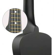 Ukelele Soprano Acústico Savefree 21 In Negro Con Afinador Y Funda - Negro - Ver 7