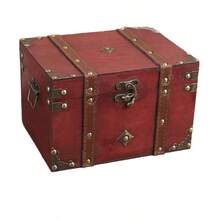 Vintage European Style Wooden Watch & Jewelry Storage Box - Dark Grey - View 6